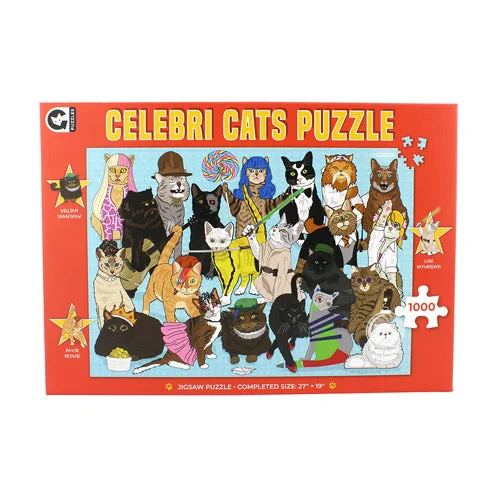 Celebri Cats Jigsaw Puzzle - Ginger Fox