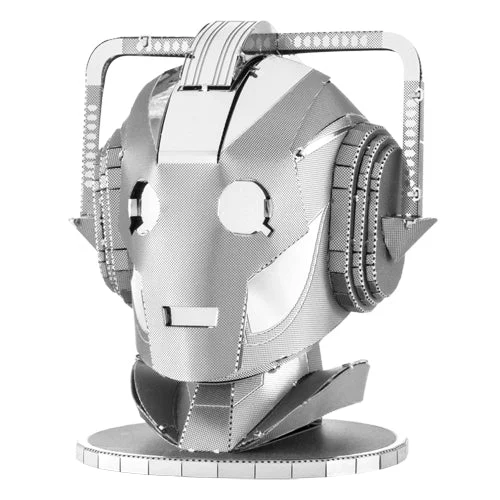 Metal Earth: Doctor Who: Cyberman Head 3D Metal Model Kit - Professor Puzzle