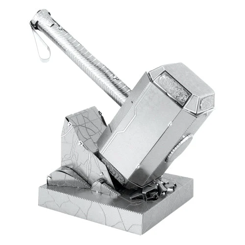 Metal Earth: Marvel: Thor's Hammer 'MJOLNIR' 3D Metal Model Kit - Professor Puzzle