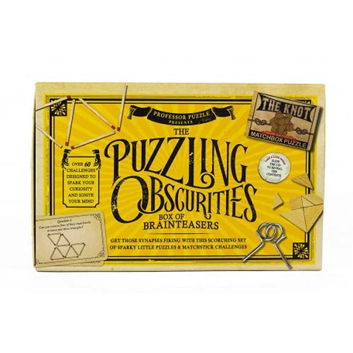Puzzling Obscurities - Professor Puzzle