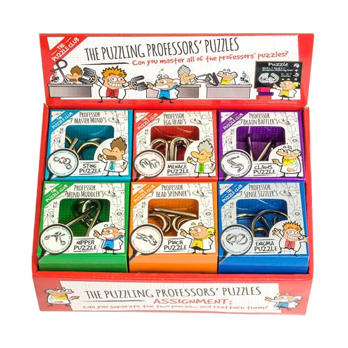 Puzzling Professor Display Assorted (One Supplied) - Professor Puzzle