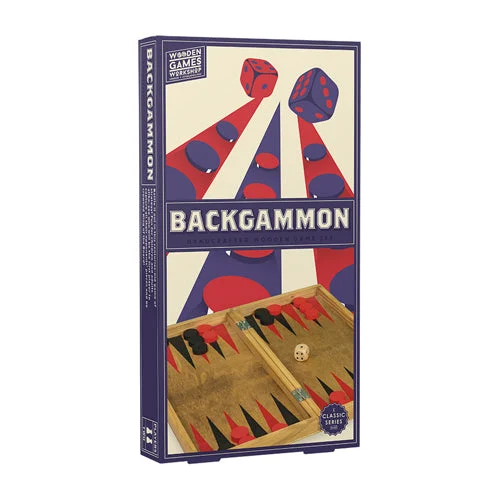 Wooden Games Workshop: Backgammon - Professor Puzzle