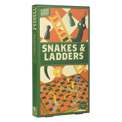Wooden Games Workshop: Snakes & Ladders - Professor Puzzle